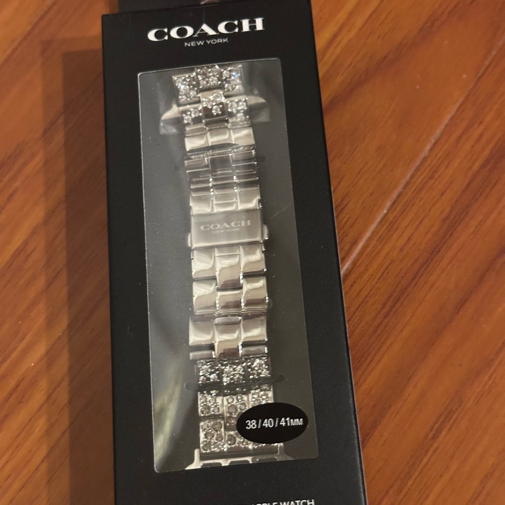 Coach Silver Watch Band